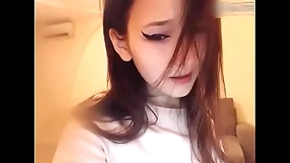 Magnificent korean girl uses a vibrator to masturbate